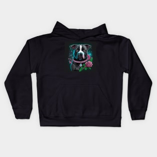 Glowing Staffy Kids Hoodie